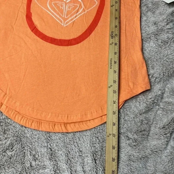 Roxy Women’s Orange Tank Top Size M 100% Cotton NWT - Picture 10 of 14